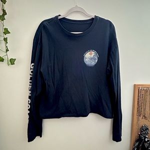 John Galt Brandy Melville Aleena Golden Coast Natives Long Sleeve Shirt